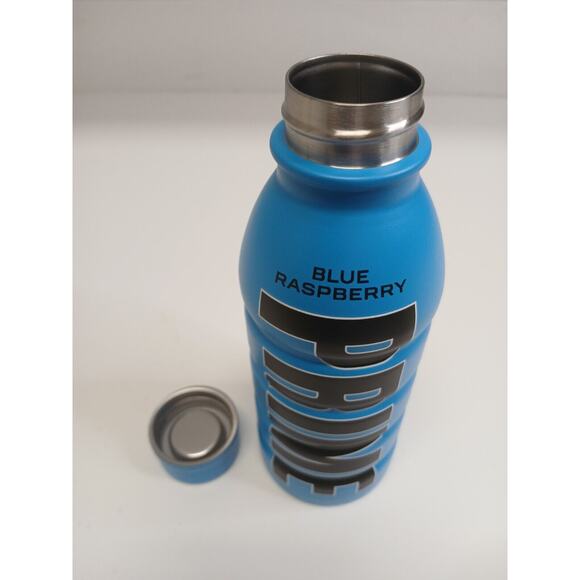 Prime Hydration Limited Edition Metal Water Bottle Blue Raspberry, New! - Picture 12 of 12